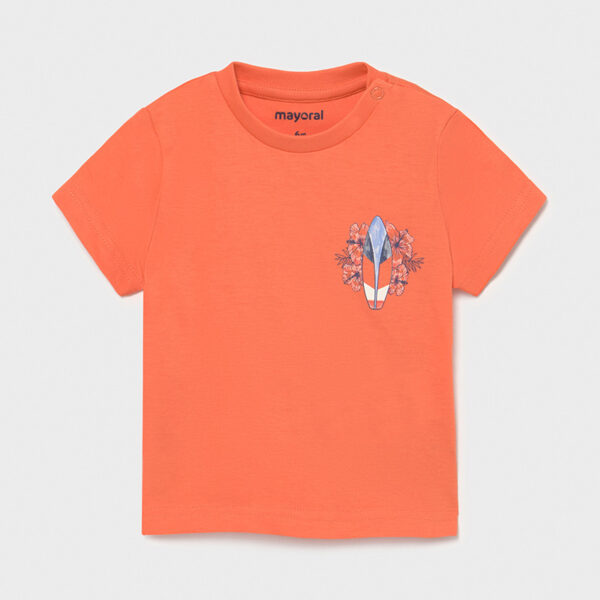 Camiseta surf Ecofriends nino apricot Mayoral