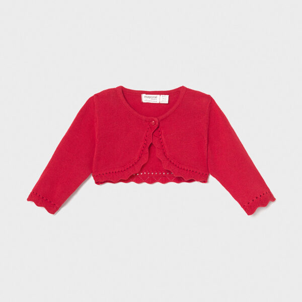 Rebeca tricot roja ecofriends
