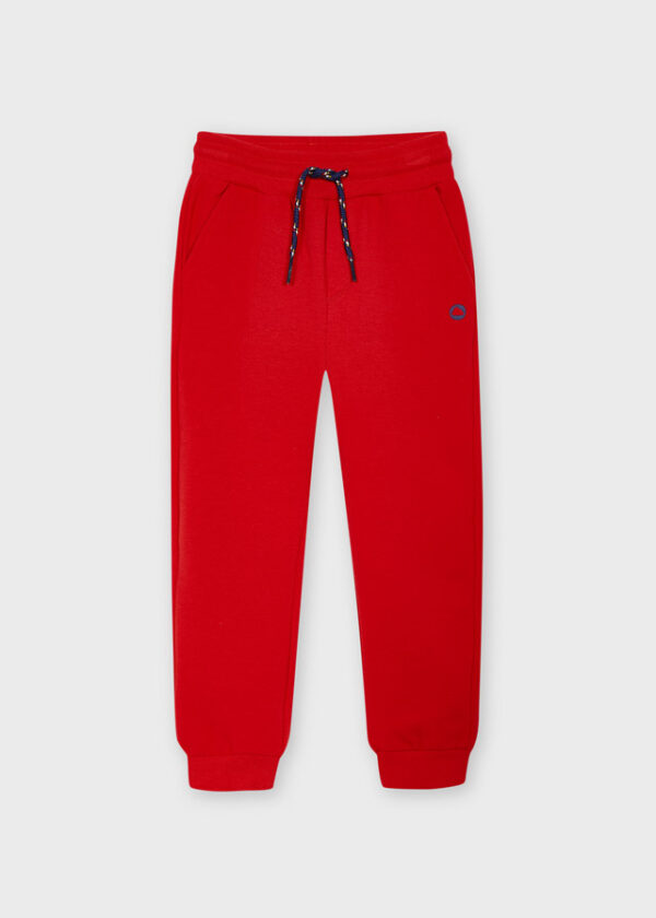 Pantalon Felpa Basico Rojo