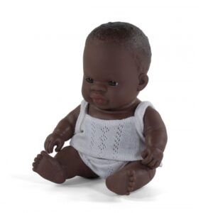 Muñeco bebe Africano 21cm