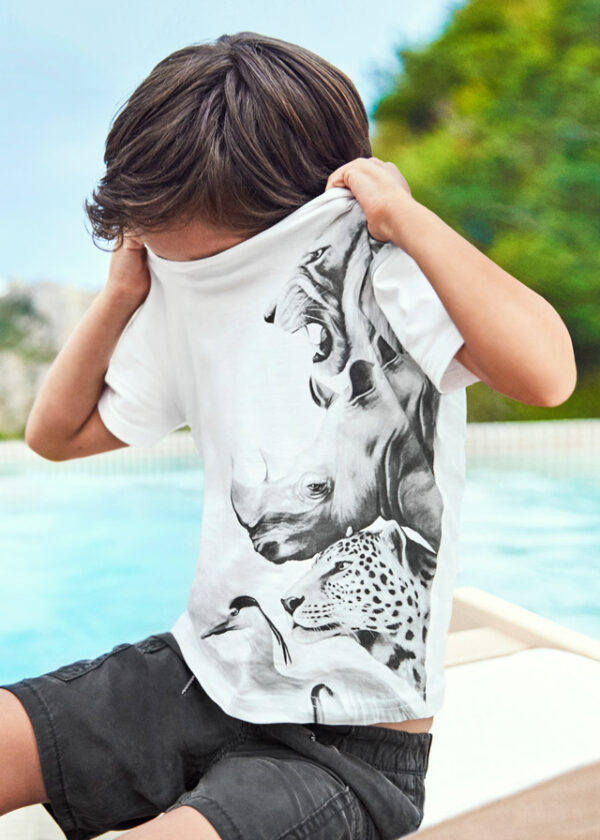 Camiseta manga corta animales ECOFRIENDS niño