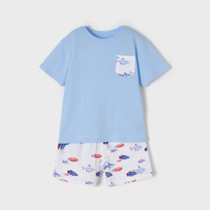 Pijama corto ECOFRIENDS niño 2-12A Cte