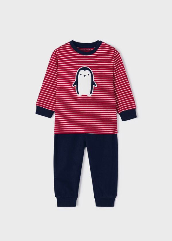 Pijama cálido para bebé Rojo 12-36m