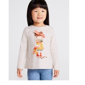 Camiseta ECOFRIENDS manga larga muñeca 2-9A