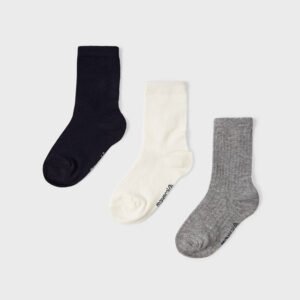 Pack 3 calcetines para niño ECOFRIENDS Marino 2-10A